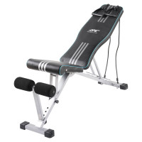 Скамья силовая универсальная DFC с эспандерами DT029