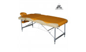 Массажный стол Dfc Nirvana, Elegant Premium, 192cm*75cm*6cm, алюм. ножки, цвет оранж./беж. (orange/beige)
