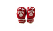 Перчатки боксерские VagroSport RING RS912, 12 унций, красный