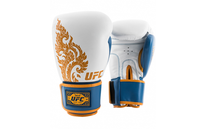 Перчатки для бокса (синие) UFC Premium True Thai 16Oz