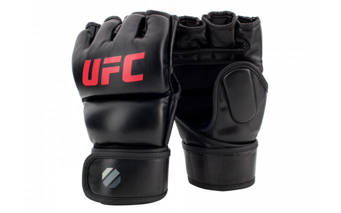 Перчатки MMA для грэпплинга 7 унций (Чёрные L/X) UFC