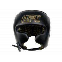 Шлем с защитой щек на шнуровке UFC (Черный - S)