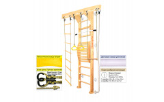 Шведская стенка Kampfer Wooden ladder Maxi Wall (№0 Без покрытия Стандарт белый)