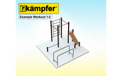 Воркаут площадка Kampfer Example Workout 1-2