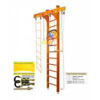 Шведская стенка Kampfer Wooden Ladder Ceiling Basketball Shield (№3 Классический Высота 3 м)