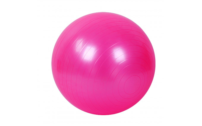Фитбол с насосом UNIX Fit антивзрыв, 65 см, розовый